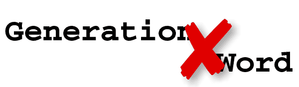 Generation X-Word