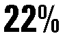 22%